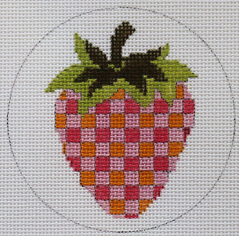 Abigail Cecile · Strawberries: Pink & Orange Checks