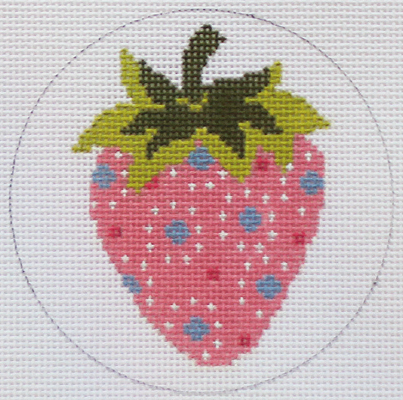 Abigail Cecile · Strawberries: Pink W/ Blue Dots