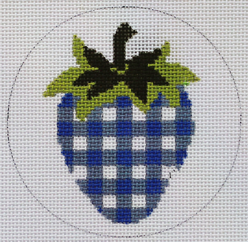 Abigail Cecile · Strawberries:  Blue & White Checks