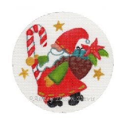 Santa, Out for Delivery · 4" Round