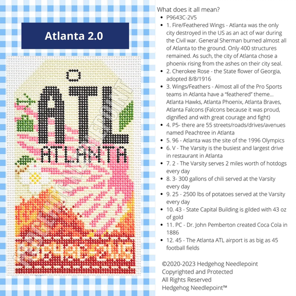 Retro Travel Tag · Atlanta