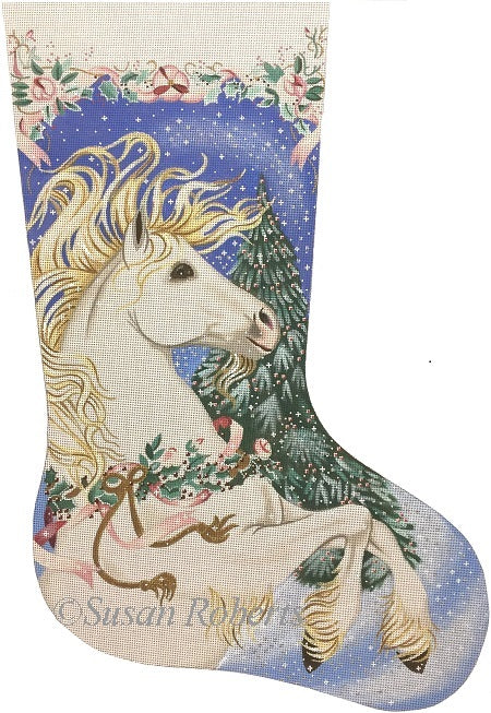 Magic Christmas Stallion - Stocking — Stitching Fox