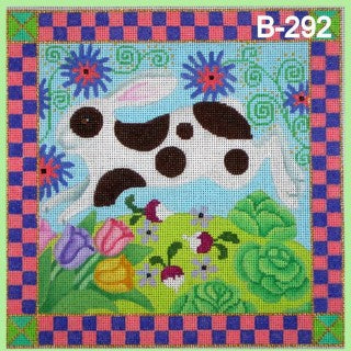 Rabbit W/ Spring Vegetables & Flowers