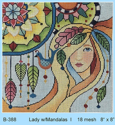 Lady W/ Mandalas I