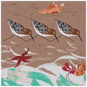 Beach Birds (Top Portion)