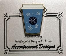 Blue Snowflake Cup - Needleminder