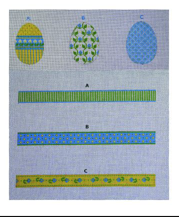 Quinn's 3 Egg Omelette - blue, white, yellow (vine)