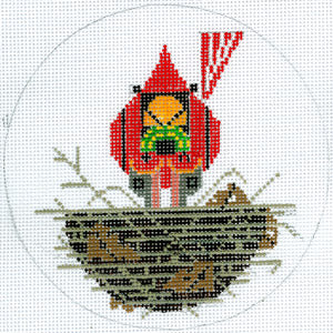 Cardinal Cradle Ornament