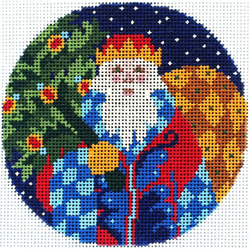 Abigail Cecile · Jacobean Santa Ornament