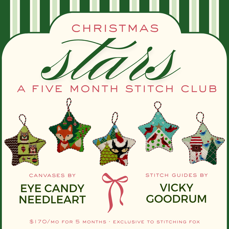 Christmas Stars ∙ A 5-Month Subscription Stitch Club