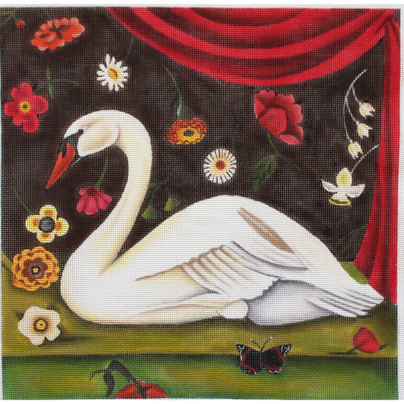 Catherine Nolin · Floral Swan
