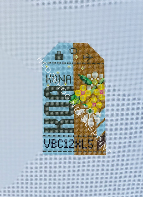 Retro Travel Tag · Kona