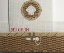 Mini Nantucket Basket w/ Shell Lid (2 part)