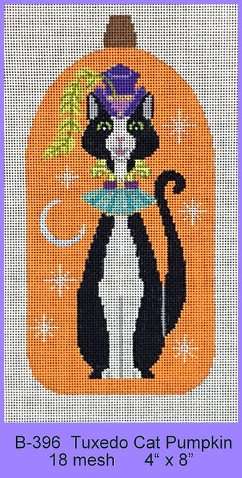 Tuxedo Cat Pumpkin