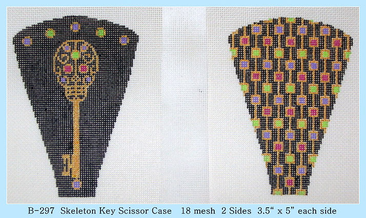 Skeleton Key Scissor Case