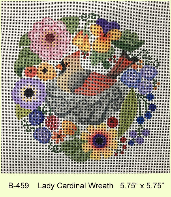 Lady Cardinal Wreath