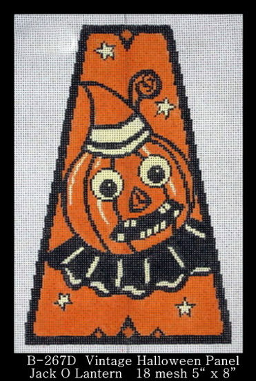 Vintage Halloween Panel - Jack O' Lantern