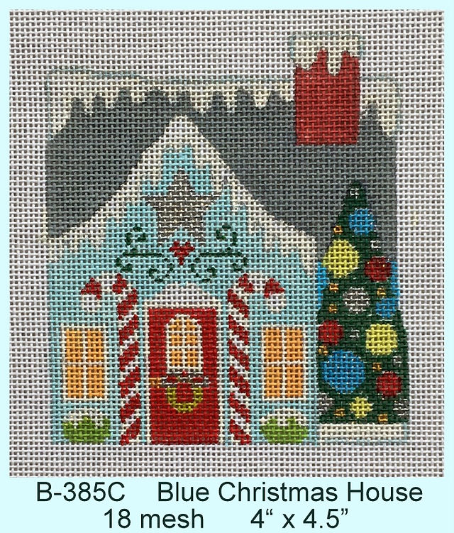Blue Christmas House