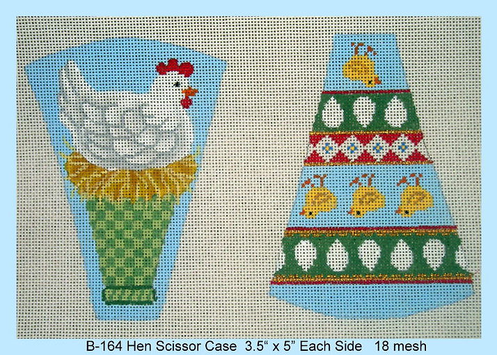 Hen Scissor Case & Fob