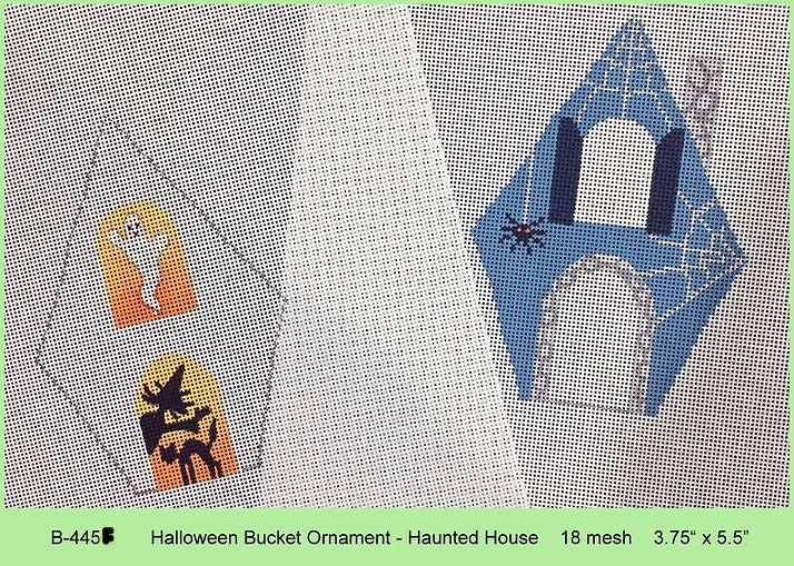 Halloween Bucket Ornament - House