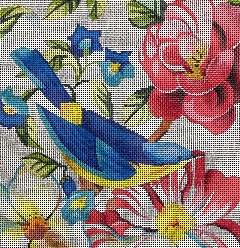 Floral with Bluebird