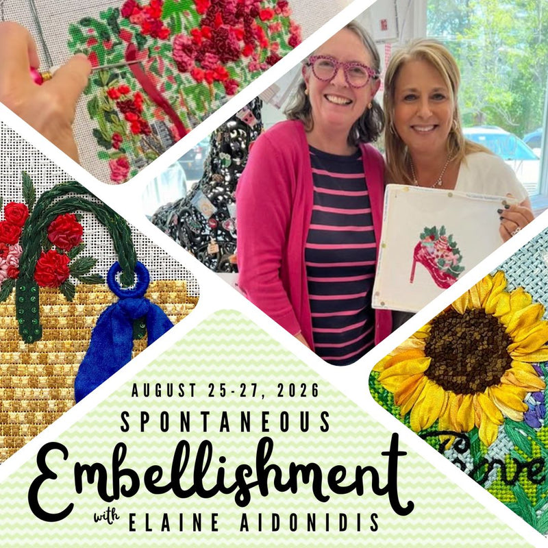 Spontaneous Embellishment Retreat with Elaine Aidonidis ∙ Aug 25-27, 2026