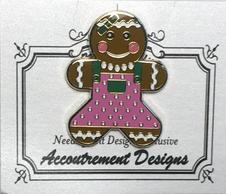Gingerbread Girl Pink - Needleminder