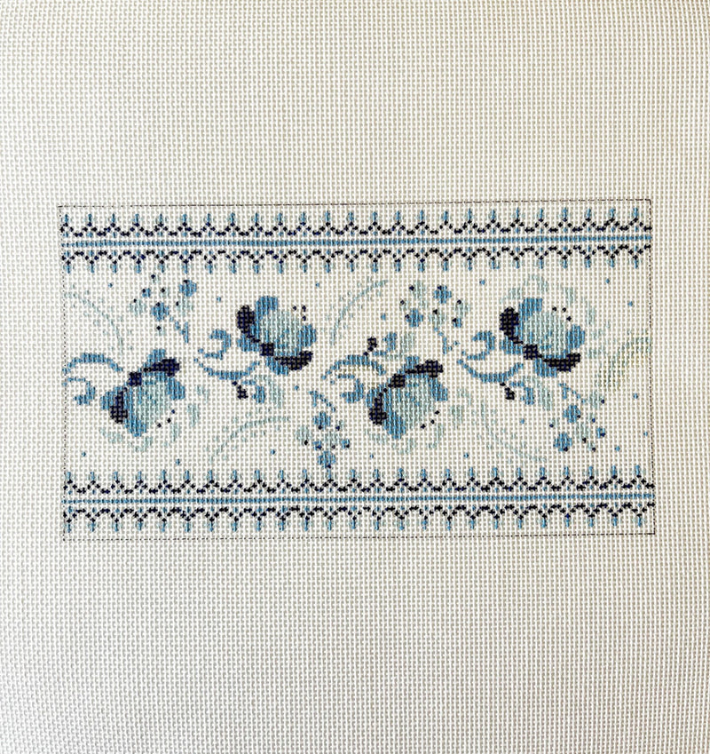 Blue Chinoiserie Insert 4" x 7"