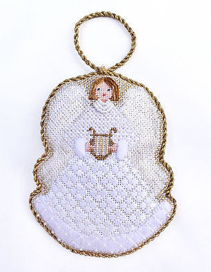 Angel with Harp · Stitch Guide Included