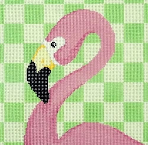 Flamingo/Lime Checks