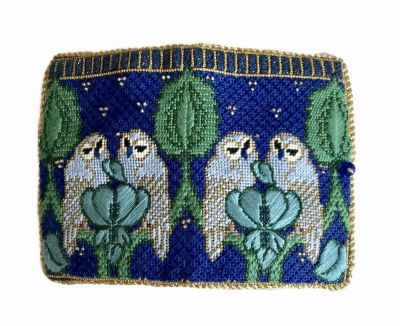 Blue Owls Needle Case