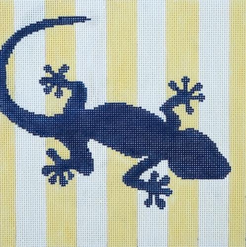 Geckos Stencil/Yellow