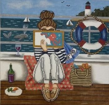 Stitching Girl - Boat