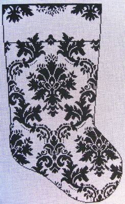 GG's Damask Stocking (18 mesh)