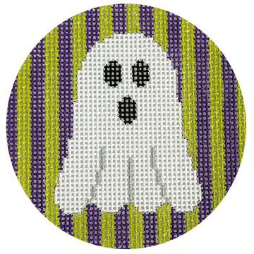 ghost on purple and green stripes 18 ct 3 in