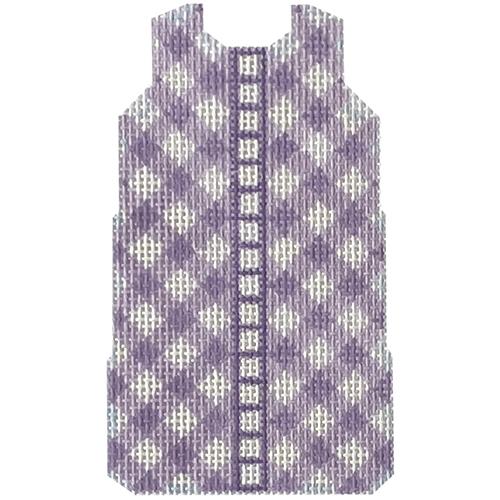 Lavender Gingham Mini Shift