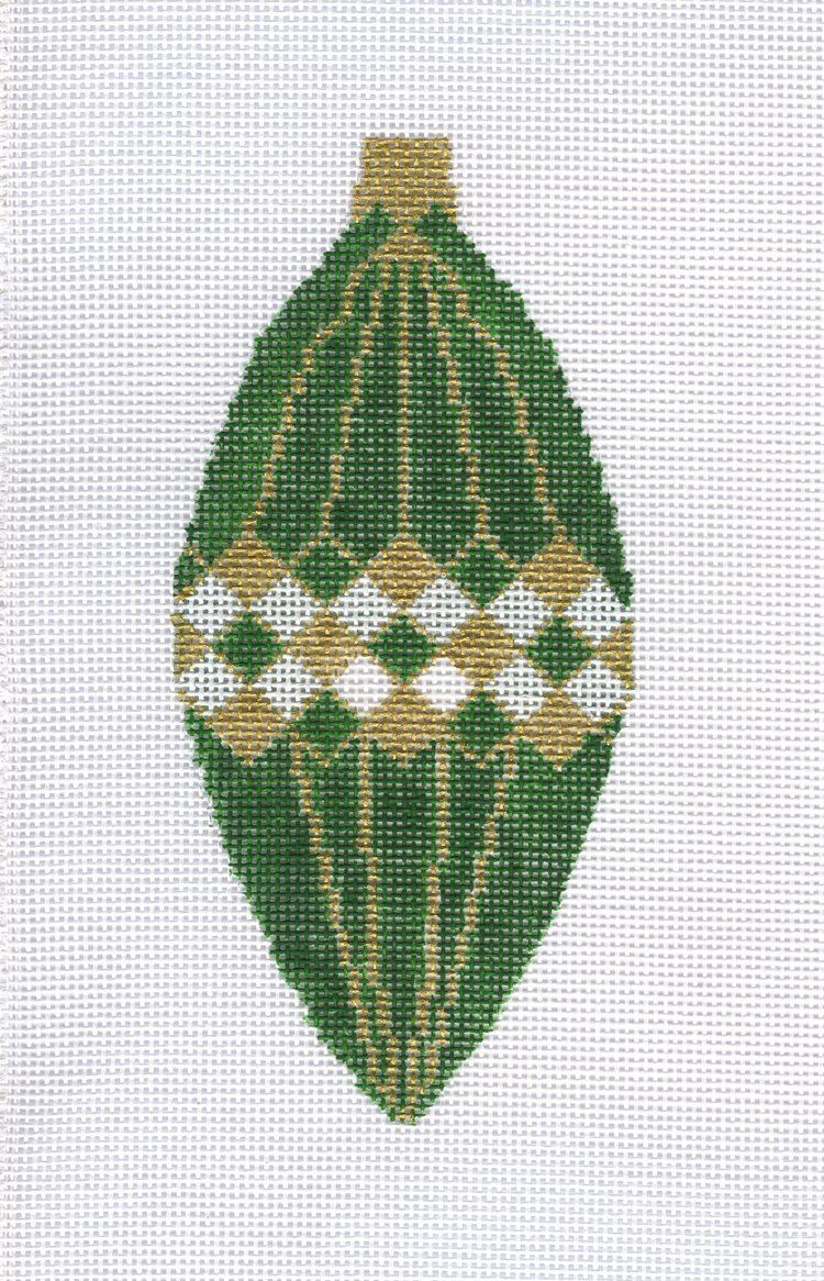 Ornaments - Green & Gold
