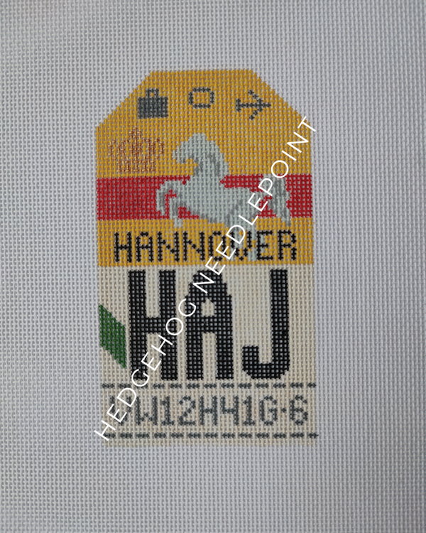 Retro Travel Tag · Hannover