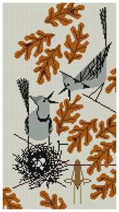 Jay and Leaves