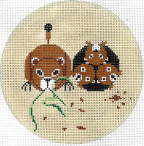 Prairie Dog Babies (5" Round)