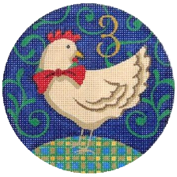 Julie Thompson · 12 Days of Christmas · 3 French Hens