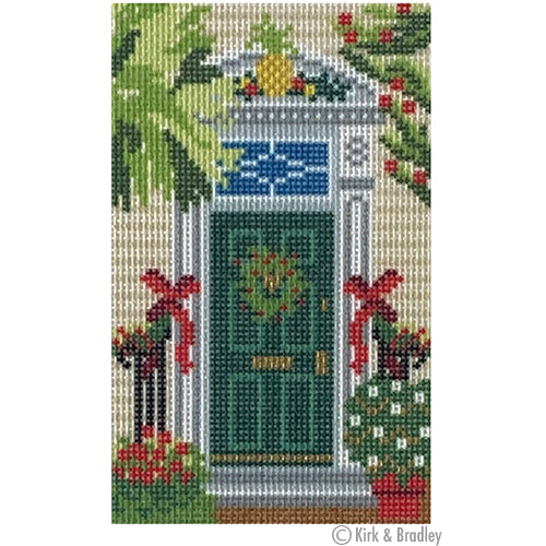Historic Holiday Green Door