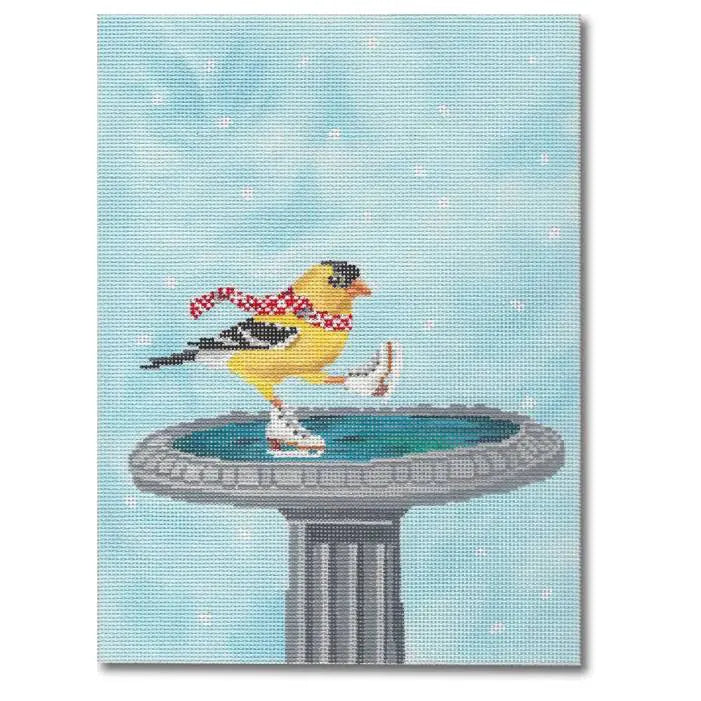 Yellow Bird Ice Skating