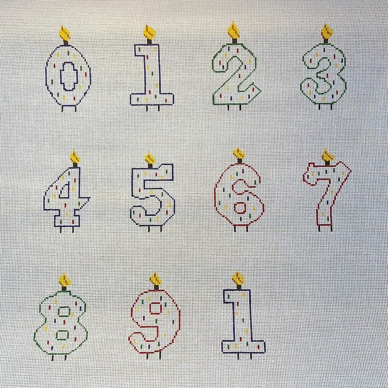 Candle Number Set ~ Small