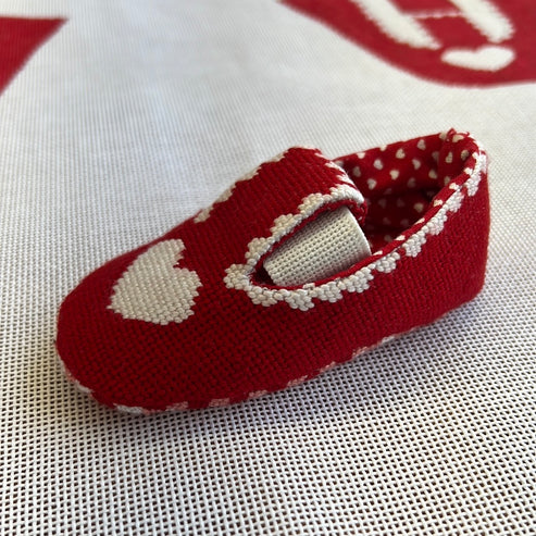 Kate Woodward · Heart Baby Booties