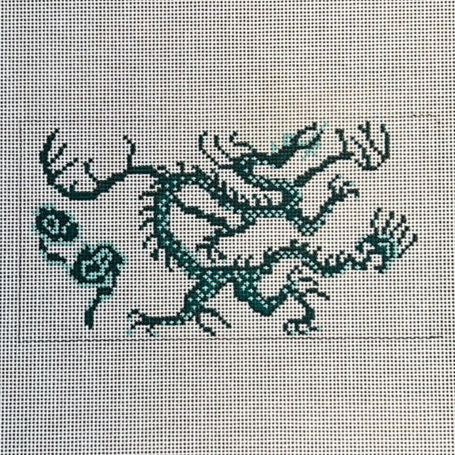 Chinoiserie Dragon-Green