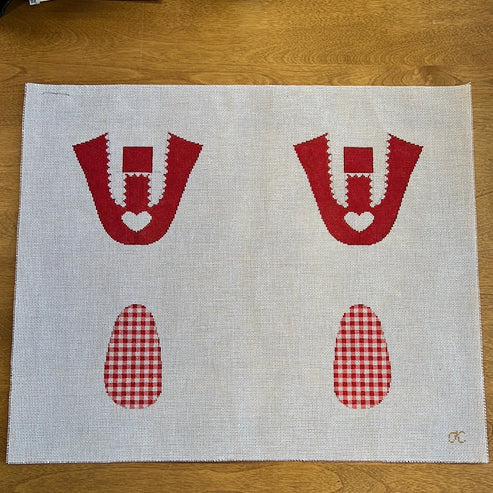 Kate Woodward · Heart Baby Booties