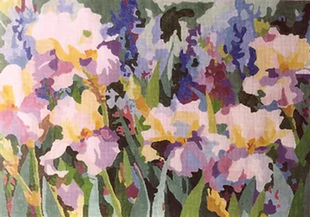 Iris Watercolor Rug