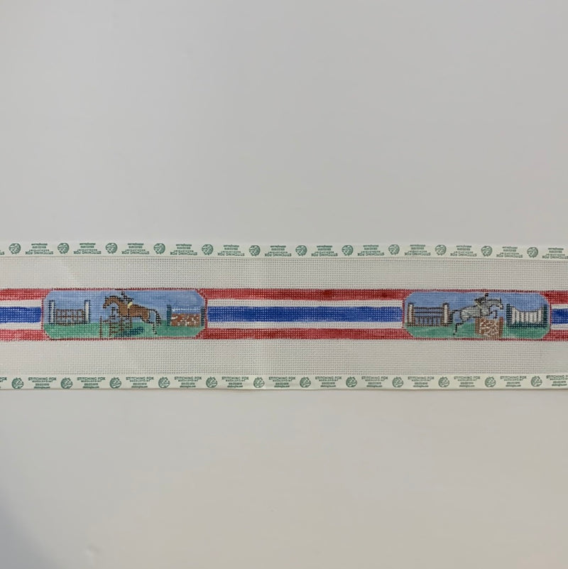 Jumpers w/ Red, White, & Blue Stripes Belt