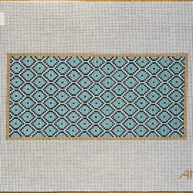 Blue Fish Scale Eye Glass Case